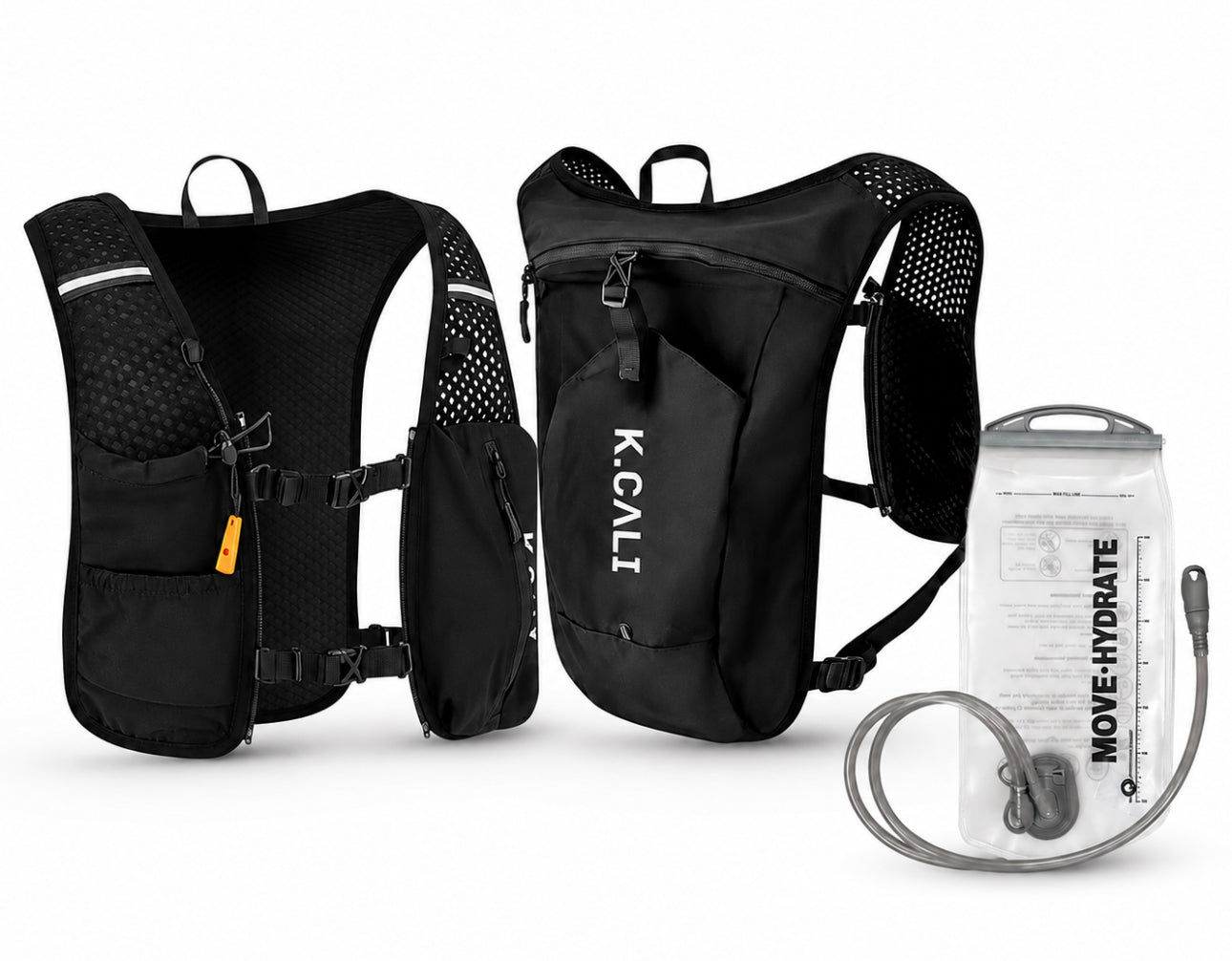 K.Cali Hydration Vest with Water Bladder 1.5L